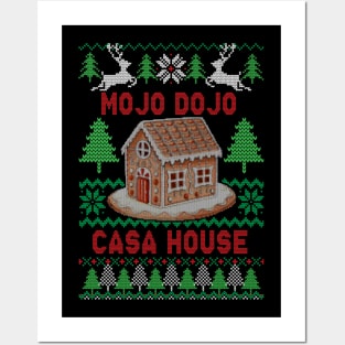 Mojo Dojo Casa House Xmas Ugly Sweater Posters and Art